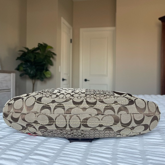 COACH SOHO Brown Signature Canvas Patchwork Hobo Bag - Picture 9 of 15